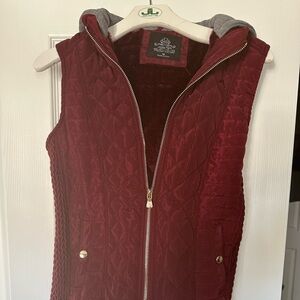 Burgundy Vest